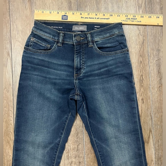 DL1961 Boys Brady Slim Jeans 8 Skinny Premium Denim Vibes Blue Med. Wash Stretch - Picture 10 of 12